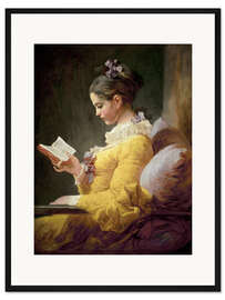 Gerahmter Kunstdruck Die junge Leserin