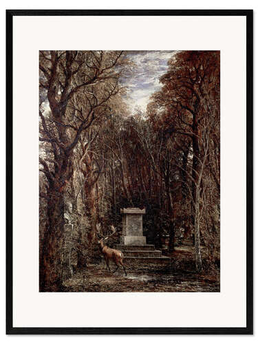 Ingelijste kunstdruk The Cenotaph to Reynold's Memory