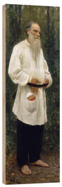 Obraz na drewnie Lev Tolstoy - Ilya Efimovich Repin
