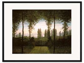 Gerahmter Kunstdruck Die Erinnerung an Johann Bremen