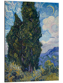 Magnettafel Zypressen 