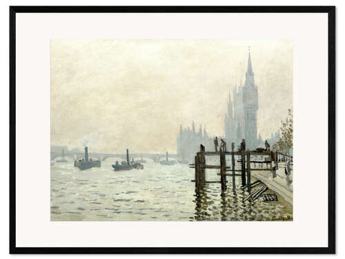 Framed art print The Thames below Westminster