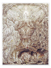 Wandbild  Das Jüngste Gericht - William Blake