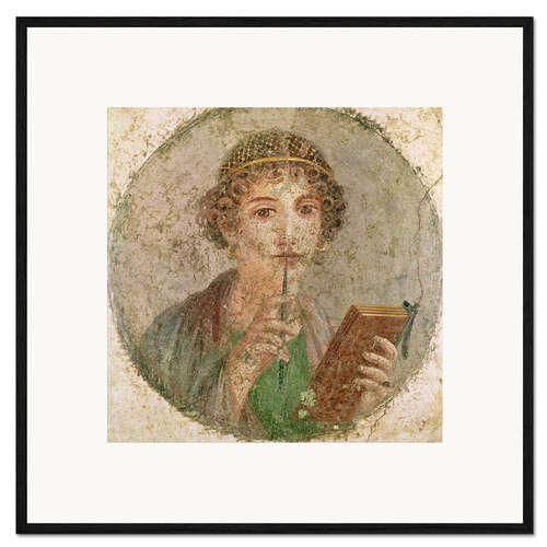 Innrammet kunsttrykk Portrait of a young girl