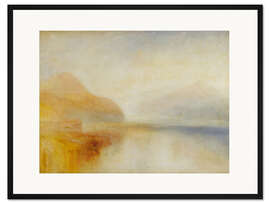 Gerahmter Kunstdruck Pier von Inverary, Loch Fyne, Schottland