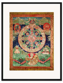 Gerahmter Kunstdruck Ein Bardo Mandala 