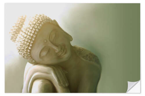 Wandsticker Ruhender Buddha I