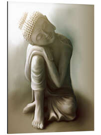 Magnettafel Ruhender Buddha