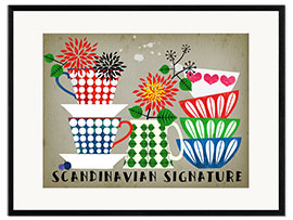 Stampa artistica con cornice Scandinavian Signature
