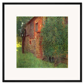 Gerahmter Kunstdruck Bauernhaus