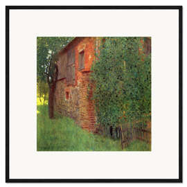 Impression artistique encadrée Ferme à Attersee