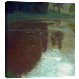 Canvas print Morning by the Pond - Gustav Klimt