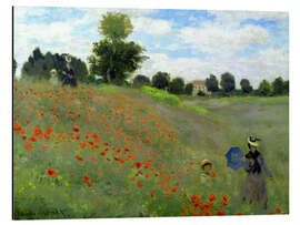 Magnettafel Mohnfeld bei Argenteuil (Detail)