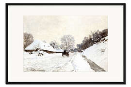 Gerahmter Kunstdruck Der Karren, Honfleur