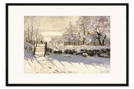 Gerahmter Kunstdruck Die Elster