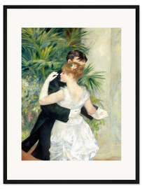 Gerahmter Kunstdruck Tanz in der Stadt (Detail)