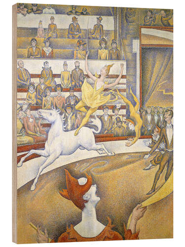Tableau en bois Le Cirque