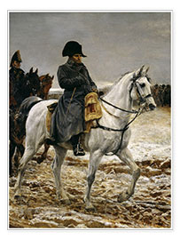 Poster  1814, La Campagne de France (détail) - Jean-Louis Ernest Meissonier