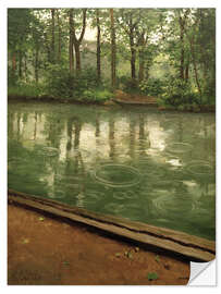 Wall sticker The Yerres in the rain