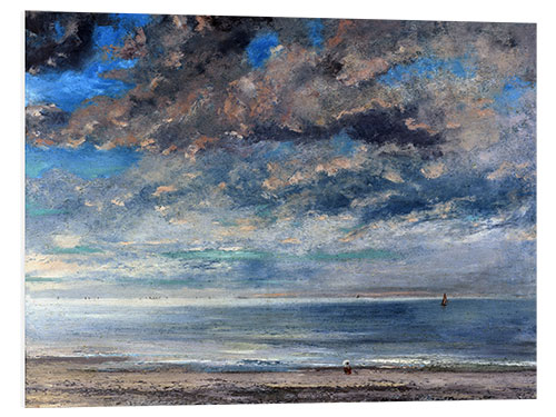 Tableau en PVC Plage au coucher du soleil