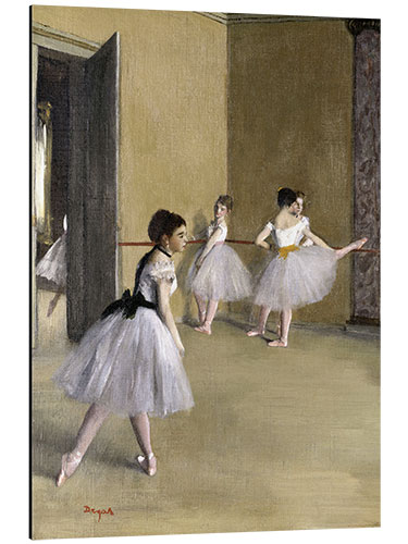 Aluminiumsbilde Ballet room at the Peletier