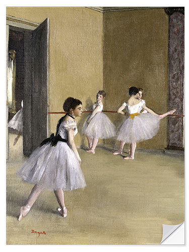 Naklejka na ścianę Ballet room at the Peletier