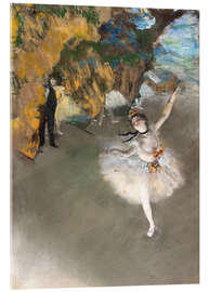 Acrylglasbild  Der Star - Edgar Degas