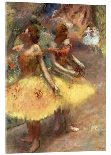 Acrylic print Two dancers