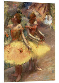 Foam board print Two dancers