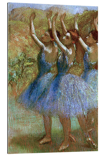 Gallery print Three dancers in blue