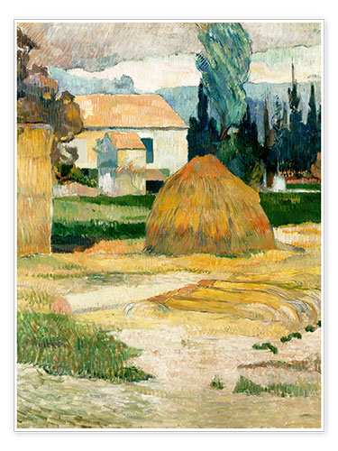 Poster Farm House in Arles