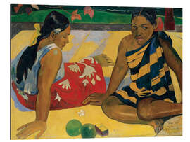 Gallery print Two Tahiti women