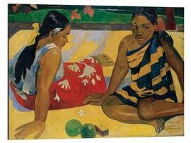 Magnettafel Zwei Frauen auf Tahiti