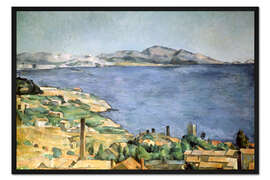 Gerahmter Kunstdruck Bucht von Marseille