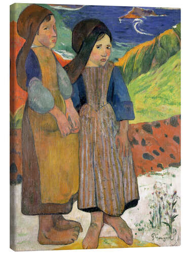 Obraz na płótnie Little Breton Girls