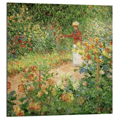 Aluminium print Monet's Garden at Giverny