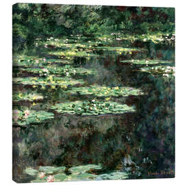 Lærredsbillede  Lily Pond, 1904 - Claude Monet