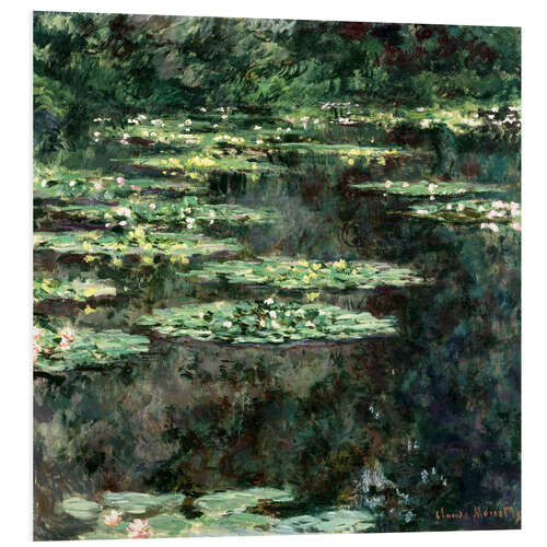 Bilde på skumplate Lily Pond, 1904