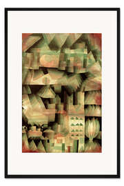 Gerahmter Kunstdruck Traum-Stadt