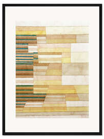 Gerahmter Kunstdruck Monument an der Grenze...