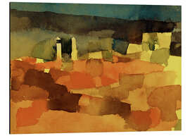 Alubild Skizze von Sidi Bou Said - Paul Klee