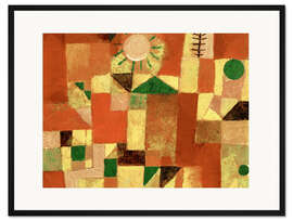 Gerahmter Kunstdruck Sonnengold