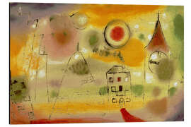 Magnettafel Wintertag kurz vor Mittag