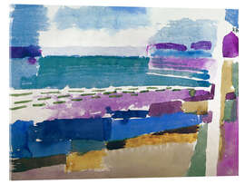 Cuadro de metacrilato St.Germain Beach at Tunis - Paul Klee