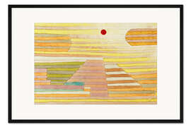 Gerahmter Kunstdruck Abend in Ägypten