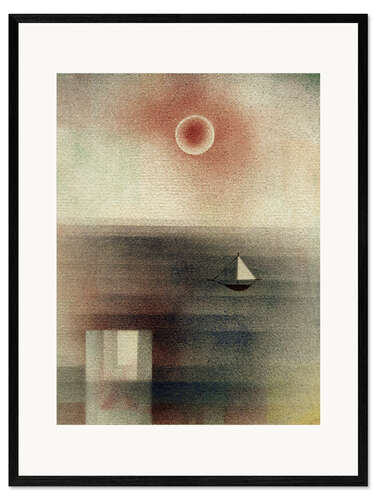 Innrammet kunsttrykk Calm Sea at Z...