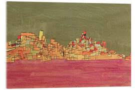 Tableau en verre acrylique La Ville des Deux Collines