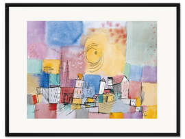 Gerahmter Kunstdruck Deutsche Stadt