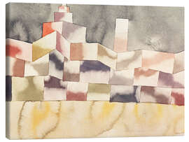 Lærredsbillede  Architecture in the Orient - Paul Klee