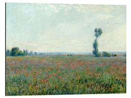 Aluminiumtavla Field with poppies